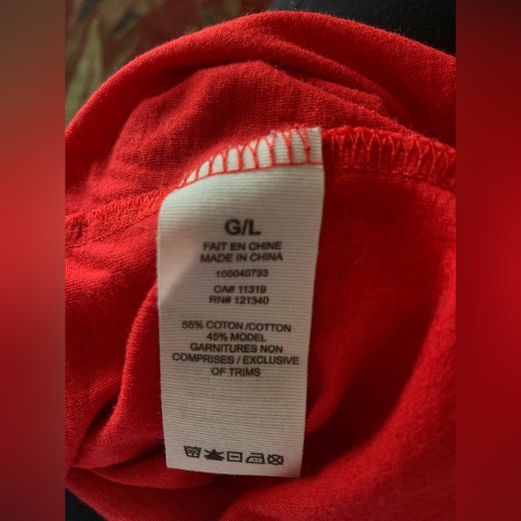 Garage Coca-Cola Coke Brand Logo Red cropped T-shirt Top Women’s G / L Large - Picture 4 of 5